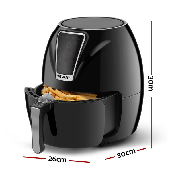 DEVANTi 3L LCD Air Fryer