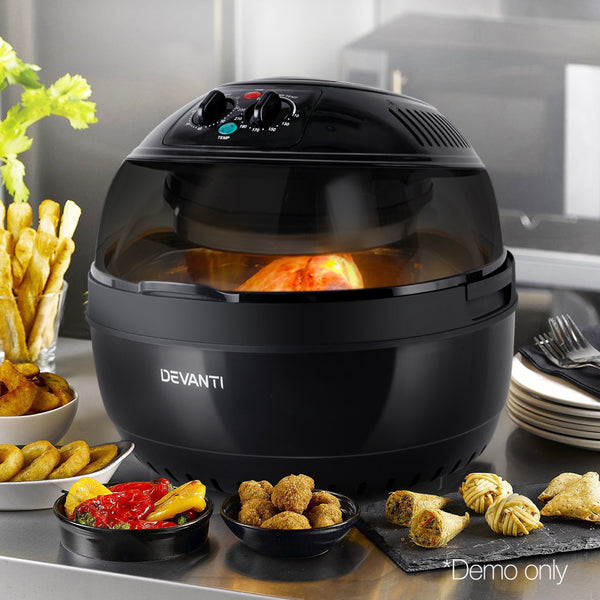 Devanti 10L Air Fryer Oven Cooker - Black