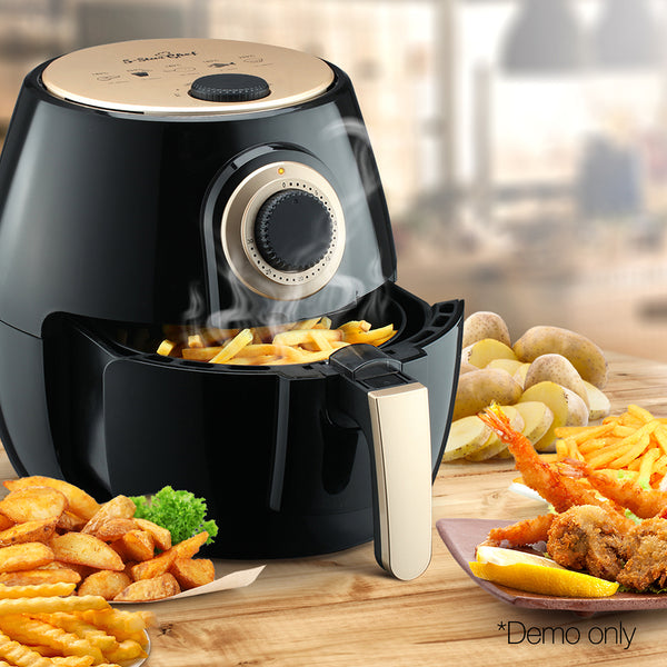 5 Star Chef 4L Oil Free Air Fryer - Black