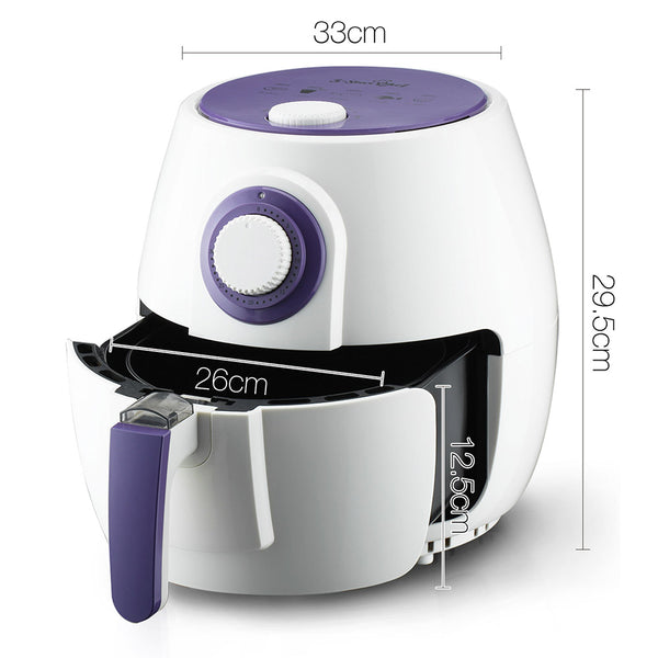 5 Star Chef 4L Oil Free Air Fryer - White