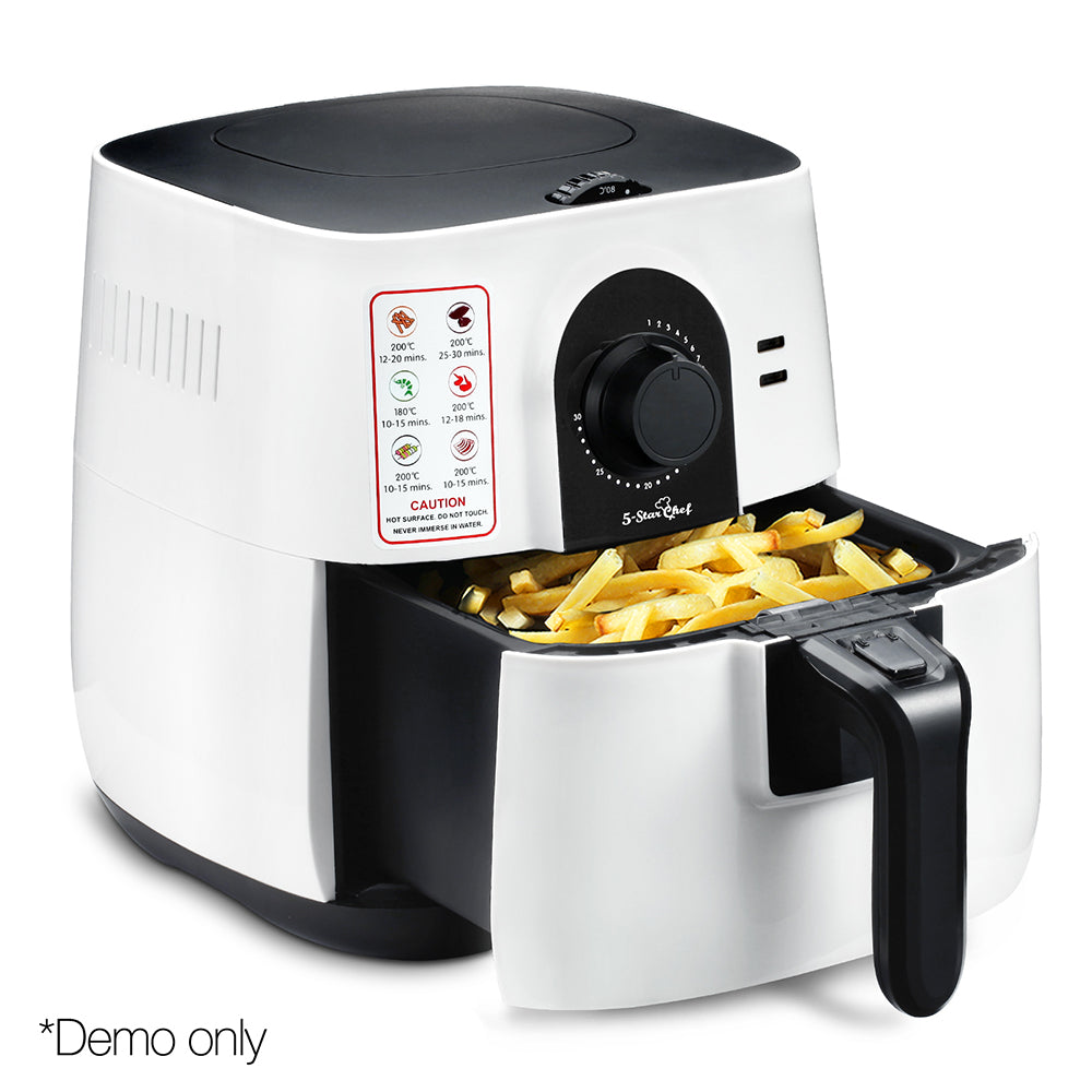 5 Star Chef 3L Oi Free Air Fryer - White