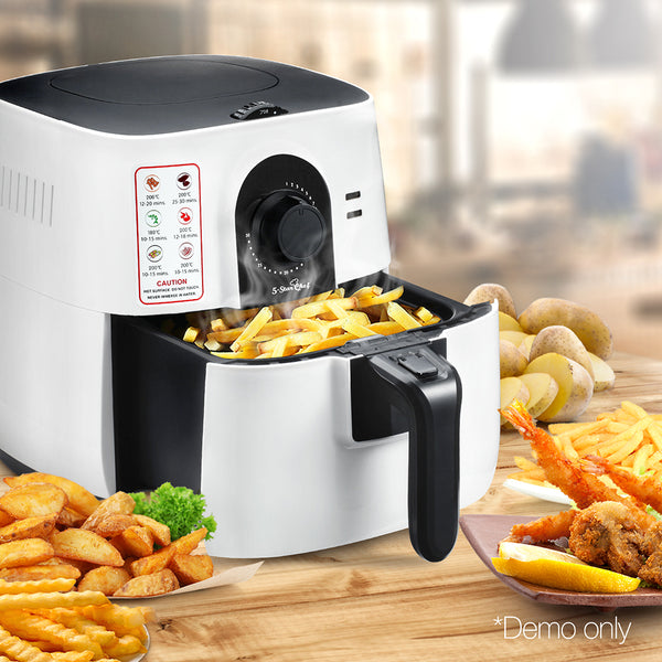 5 Star Chef 3L Oi Free Air Fryer - White