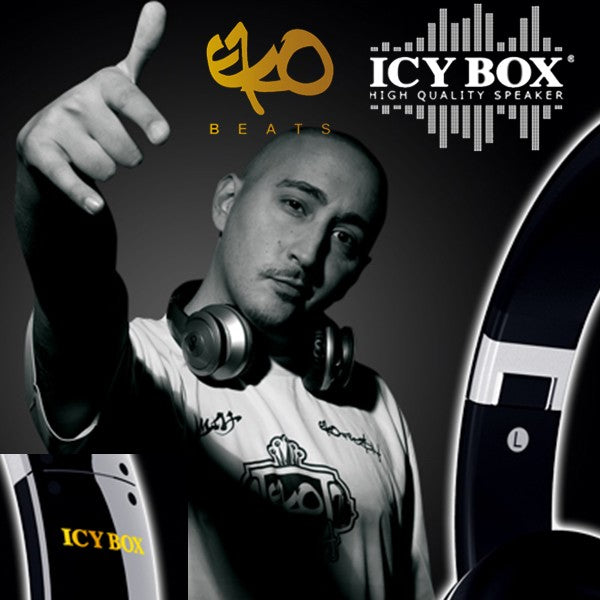 ICY BOX Big City Vibes Headphones - Black (IB-HPh2)