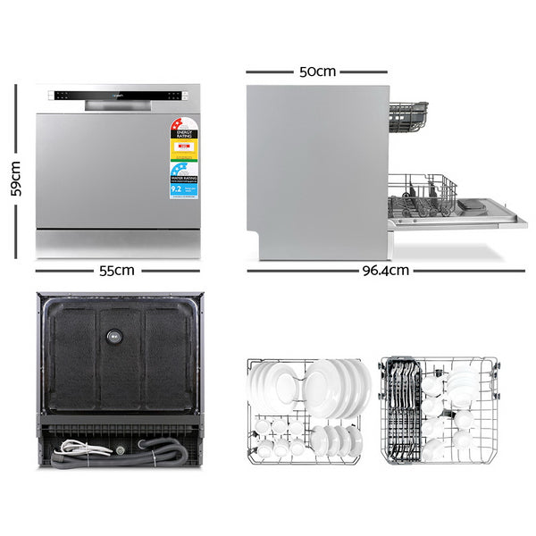 Devanti Benchtop Dishwasher 8 Place Setting