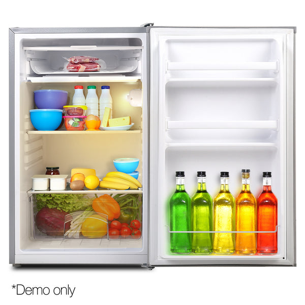 Devanti 127L Bar Fridge - Silver