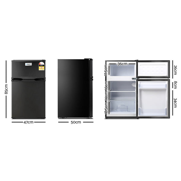 Devanti 85L Bar Fridge - Black