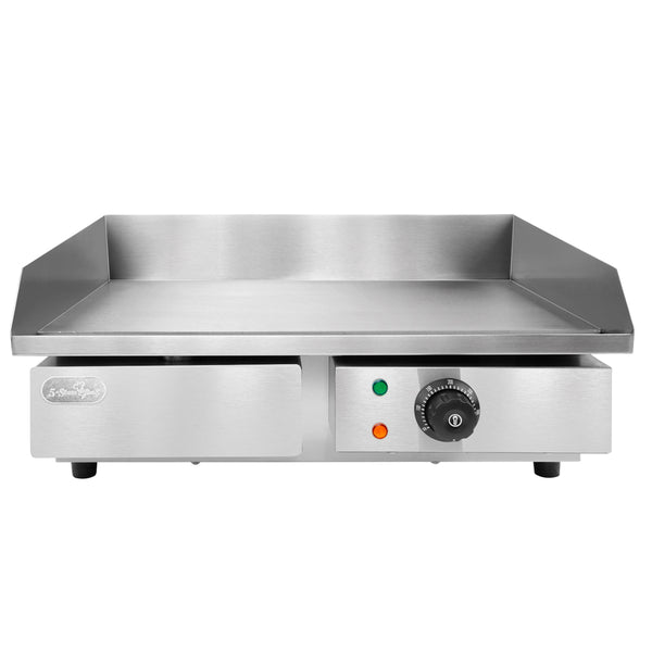 5 Star Chef 3000W Electric Griddle Hot Plate - Stainless Steel