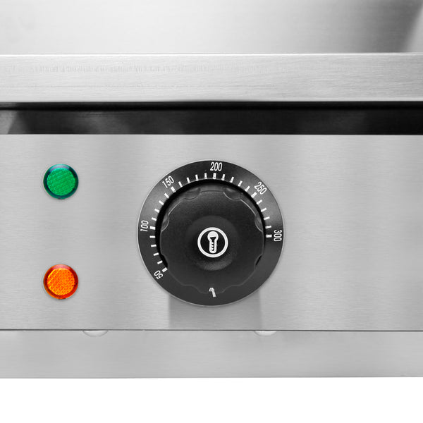 5 Star Chef 3000W Electric Griddle Hot Plate - Stainless Steel