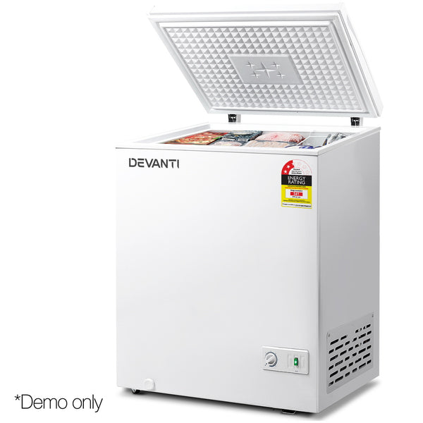 Devanti 145L Chest Freezer - White