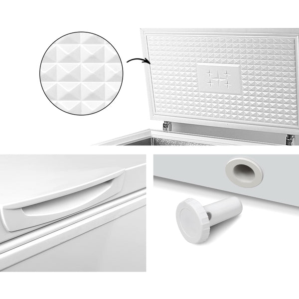 Devanti 200L Chest Freezer - White