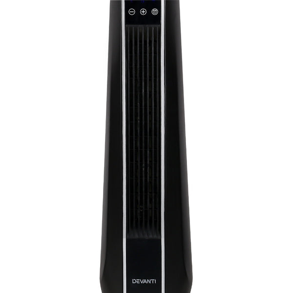 Devanti 2400W Electric Ceramic Tower Heater - Black