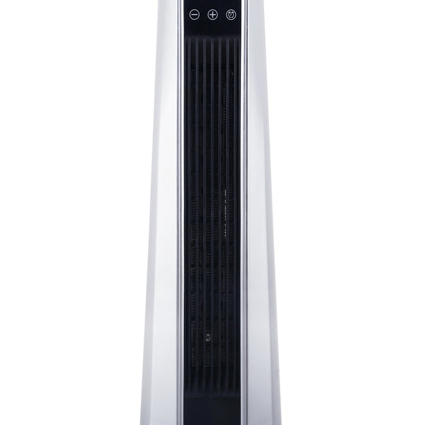 Devanti 2400W Electric Ceramic Tower Heater - Silver