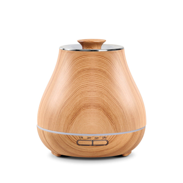 DEVANTi Aroma Diffuser Air Humidifier Light Wood Grain 400ml