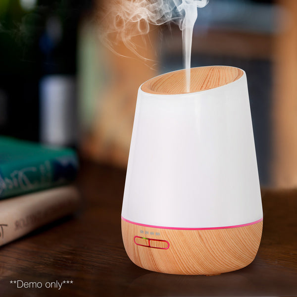 4 in 1 Ultrasonic Aroma Diffuser 500ml  - Light Wood