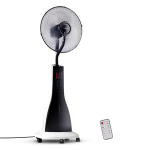 Devanti Portable Misting Fan with Remote Control - White