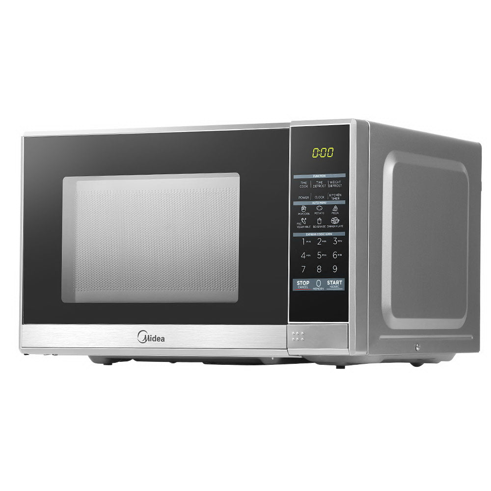 Midea 25L 900W Electric Digital Solo Microwave Oven Kitchen Silver