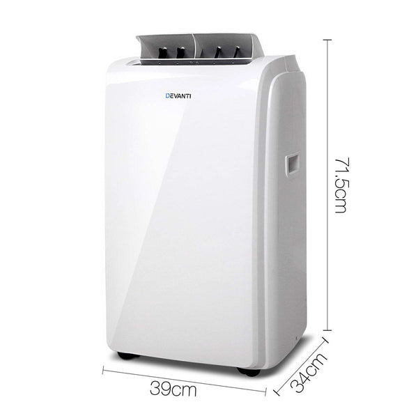 Devanti Portable Reverse Cycle Heater & Air Conditioner - White