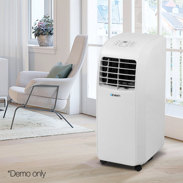 Devanti Portable Mobile Air Conditioner 13000BTU White