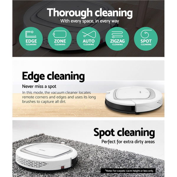 Eureka Robot Robotic Vacuum Cleaner Auto-Recharge Remote Control