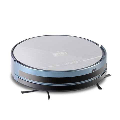 Devanti 4 Mode Robotic Vacuum Cleaner - Silver & Blue