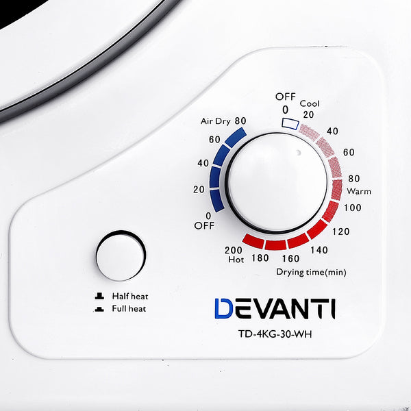 Devanti 4kg Tumble Dryer Machine