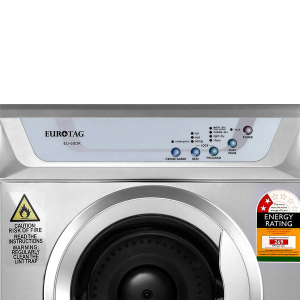 Devanti 6kg Tumble Dryer Silver