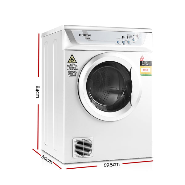 Devanti 6kg Clothes Tumble Dryer White