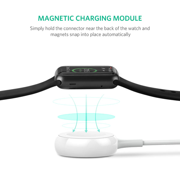UGREEN Apple Watch Magenatic Charger White (50518)