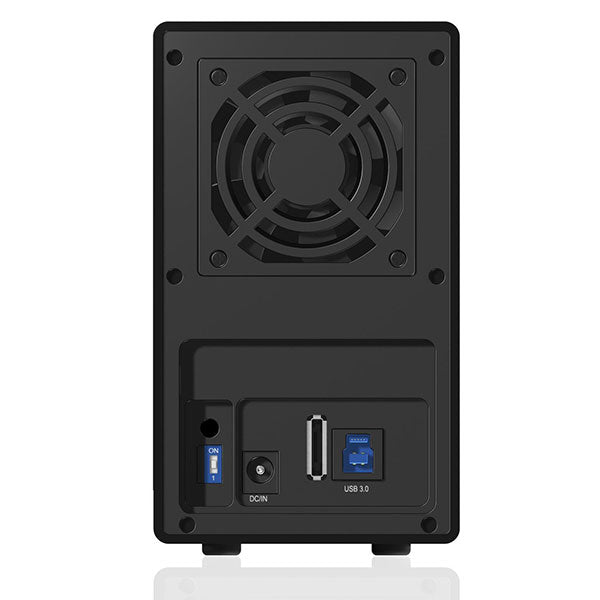 ICY BOX External dual RAID system for 3.5 SATA I/II/III HDD with USB 3.0 and eSATA (IB-RD3620SU3)"