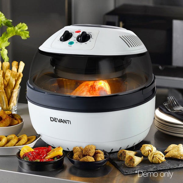 Devanti 10L Air Fryer Oven Cooker - White