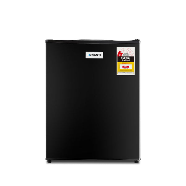 Devanti 70L Portable Mini Bar Fridge - Black