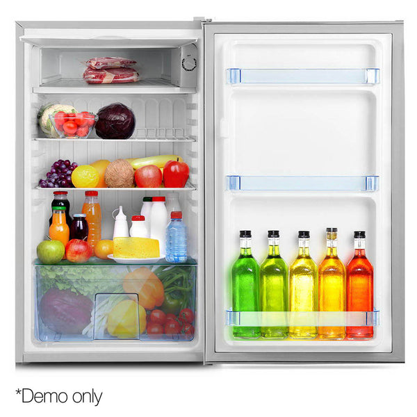 Devanti  95L Portable Bar Fridge - Silver