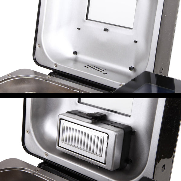 Devanti Stainless Steel 19 In 1 Bread Maker with Fruit and Nut Dispenser
