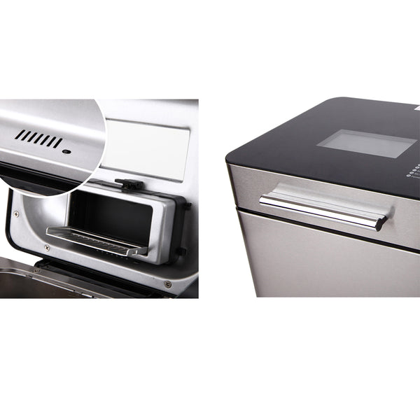 Devanti Stainless Steel 19 In 1 Bread Maker with Fruit and Nut Dispenser