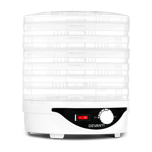 Devanti Food Dehydrator with 7 Trays - White