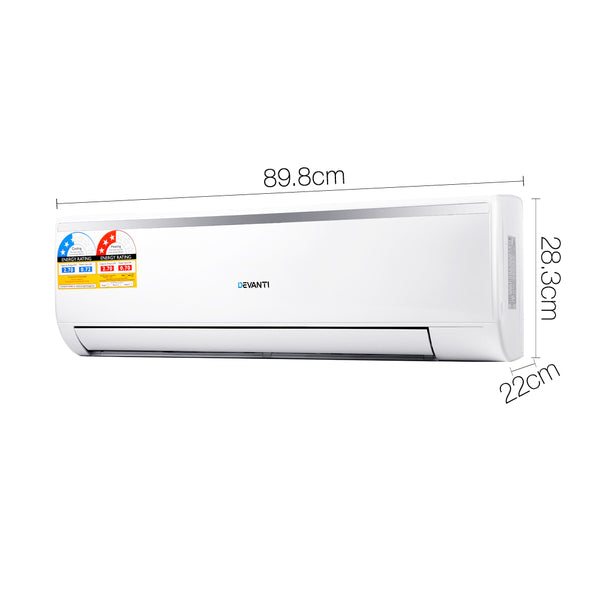 Devanti 2.7KW Split System Air Conditioner