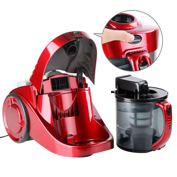 Devanti Bagless Cyclone Cyclonic Vacuum Cleaner - Red