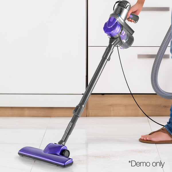 Devanti Corded Handheld Bagless Vacuum Cleaner - Purple and Grey